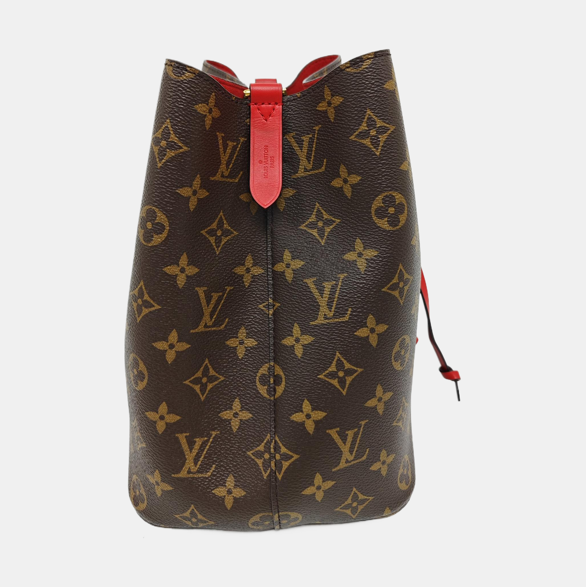 Authenticated pre-owned  NÉONOÉ MM Monogram Coated Canvas Brown - Bucket Bag at Looply