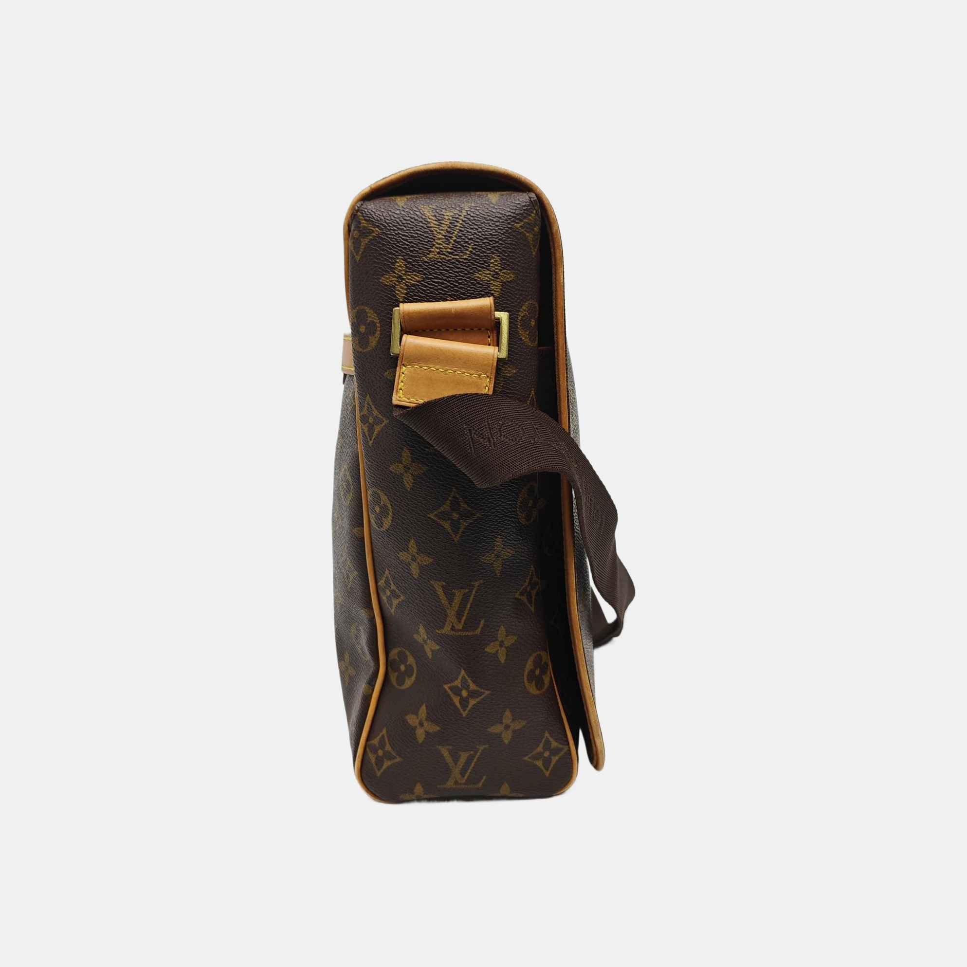 VALMY Monogram Coated Canvas Brown