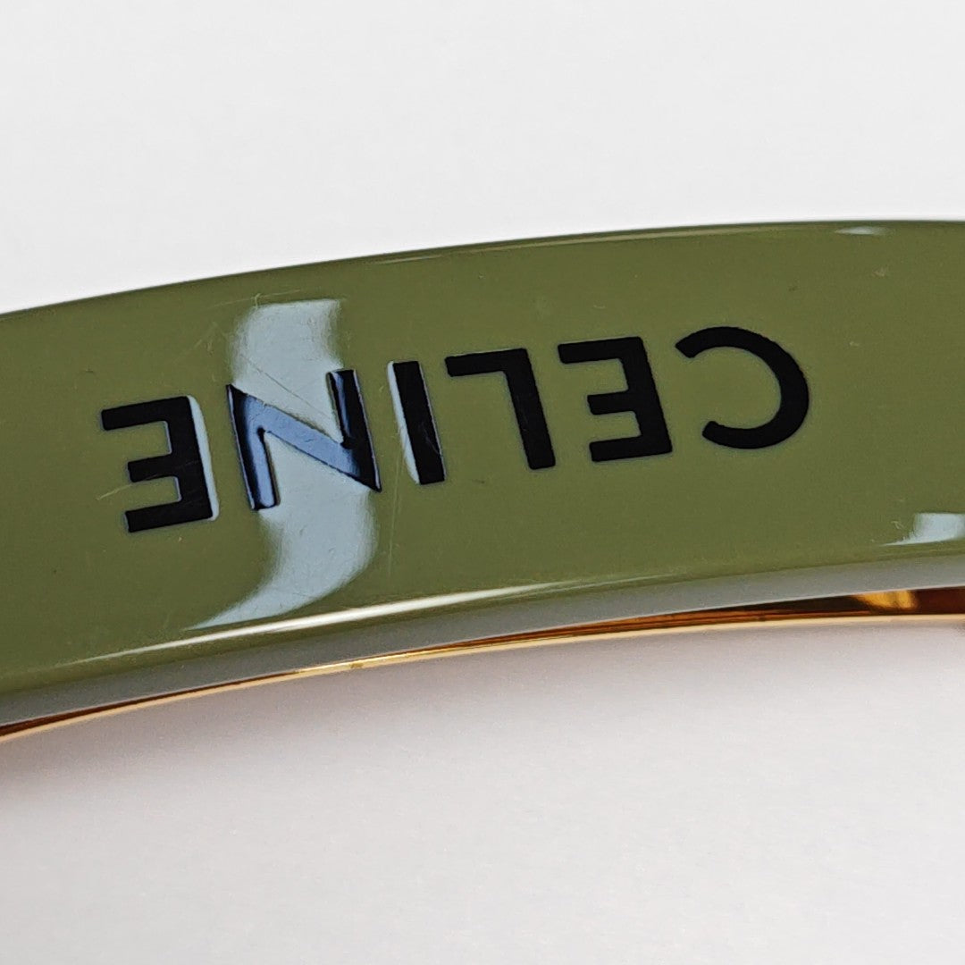 Synthetic Hair Clip Green