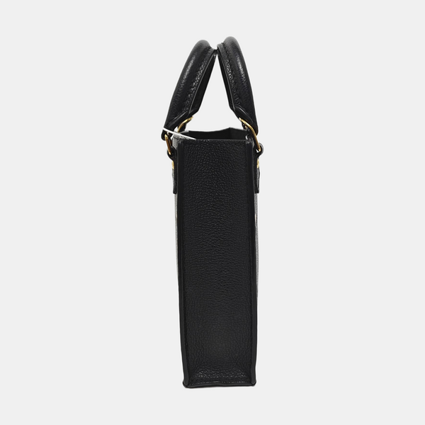 SAC PLAT Mini Monogram Calfskin Black