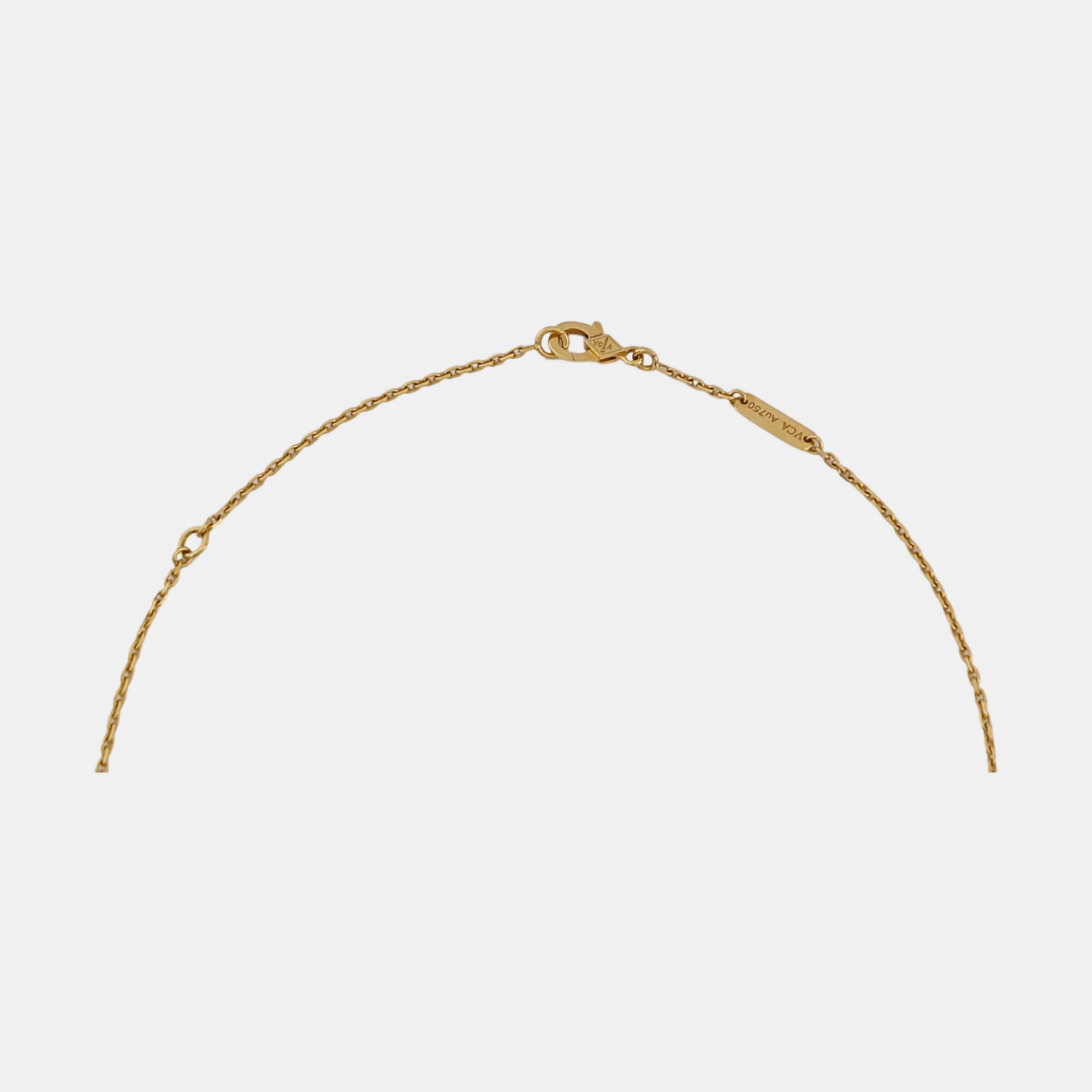 Vintage Alhambra 18k Gold Necklace