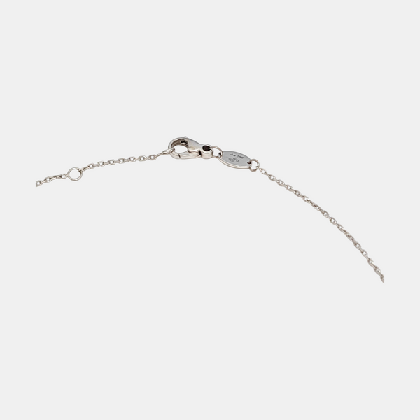 Jeux De Liens 18k White Gold Silver Necklace