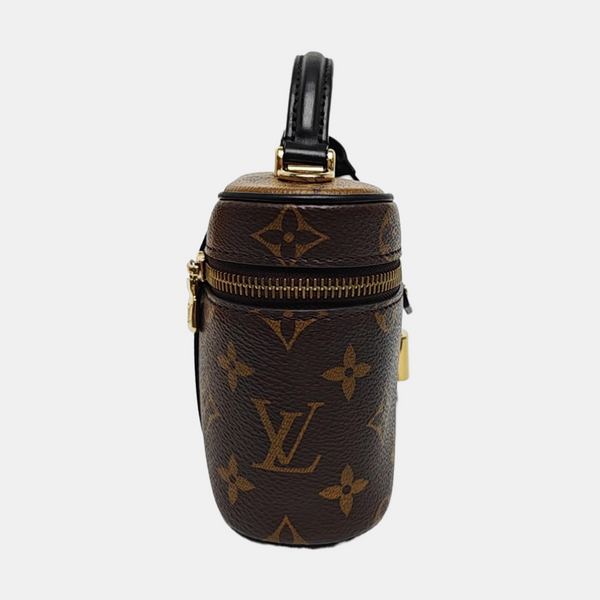 Vanity Chain Pouch Monogram Coated Canvas Brown