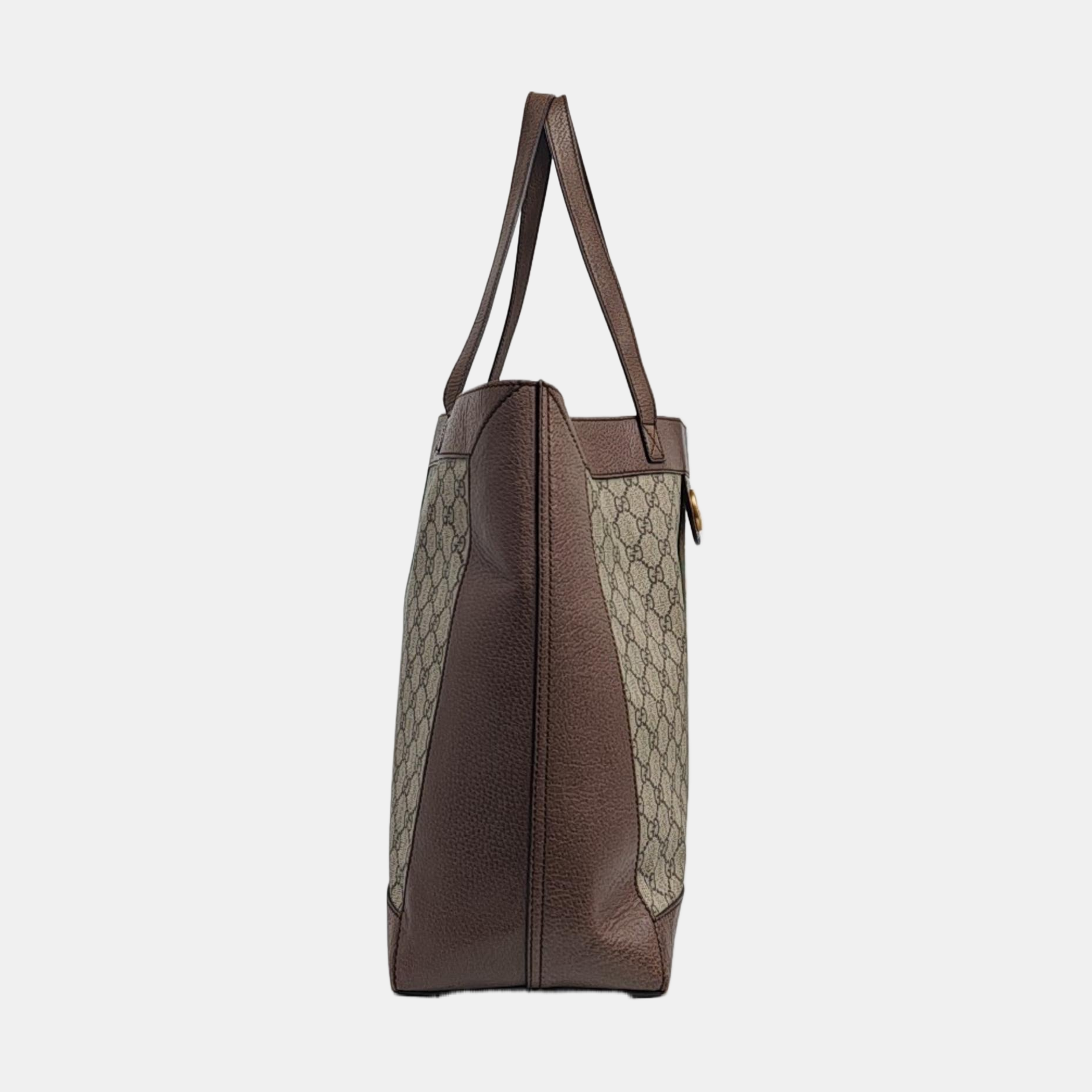 Ophidia Medium Monogram Coated Canvas Beige