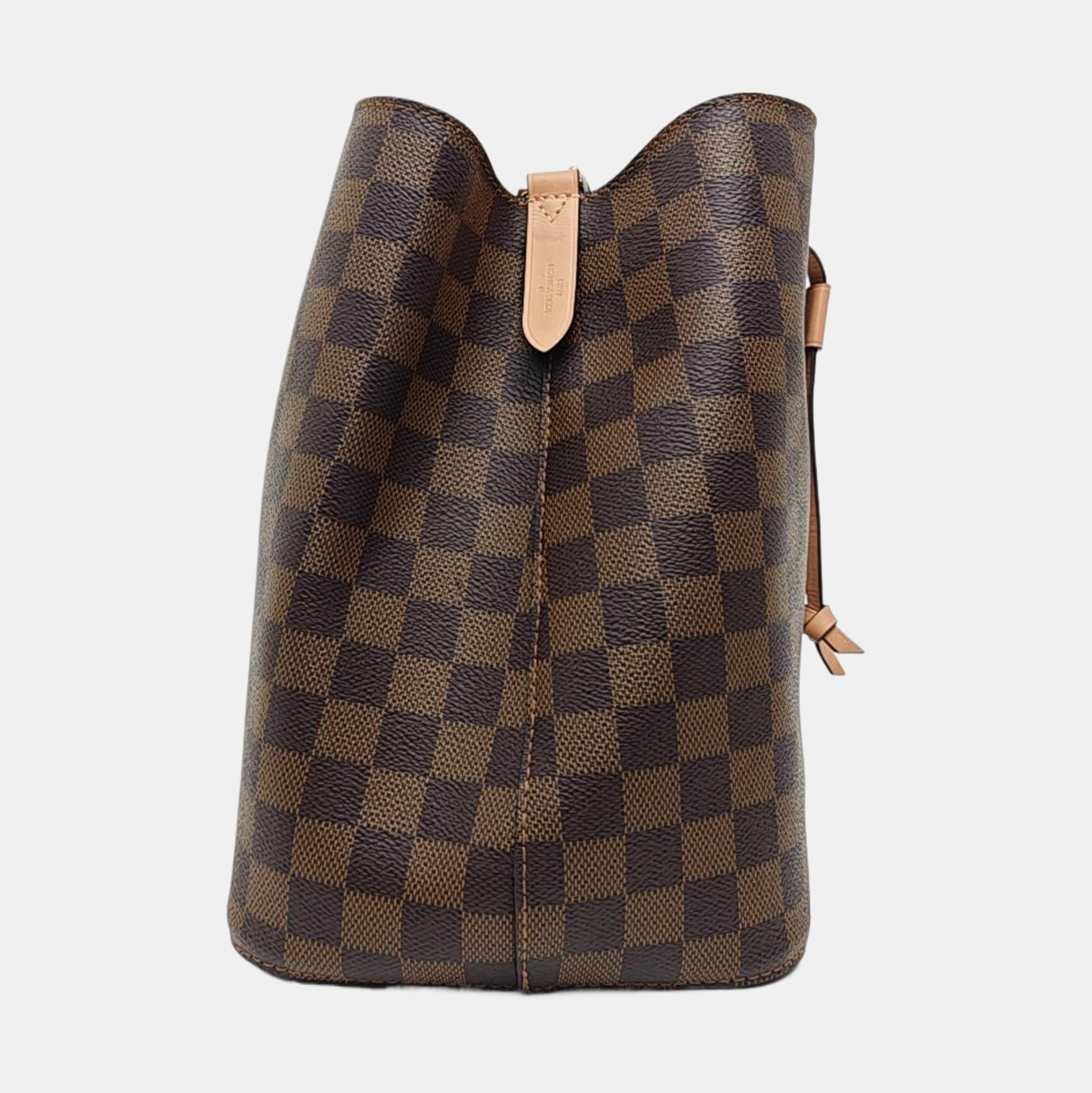 NÉONOÉ MM Damier Ebene Coated Canvas Brown