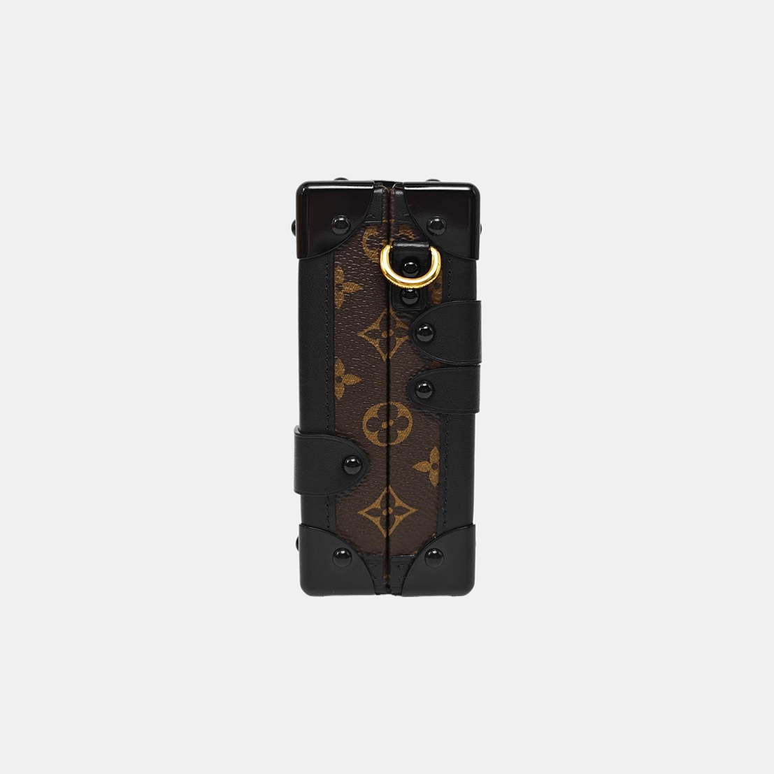 PETITE MALLE Monogram Coated Canvas Brown