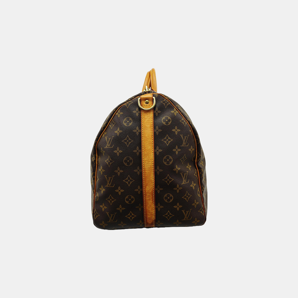 SAC SOUPLE 55 Monogram Coated Canvas Brown