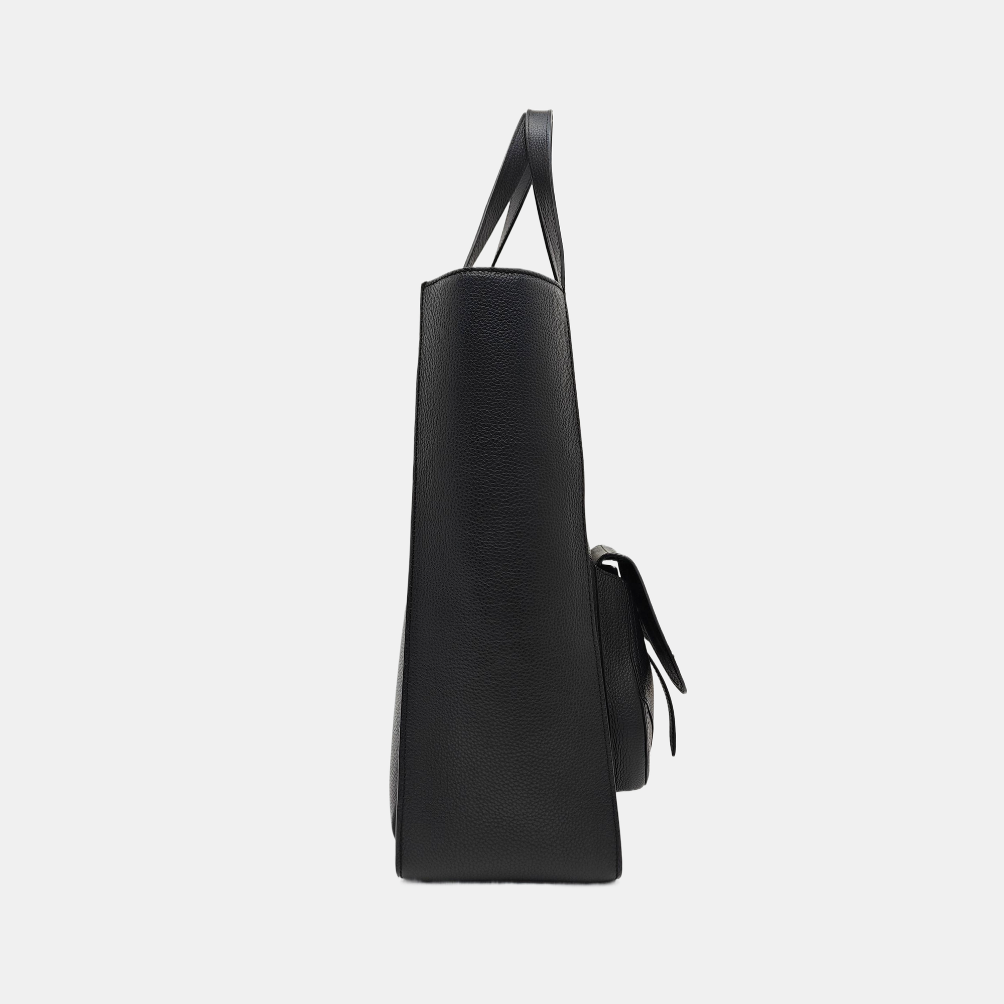 Calfskin Tote Bag Black