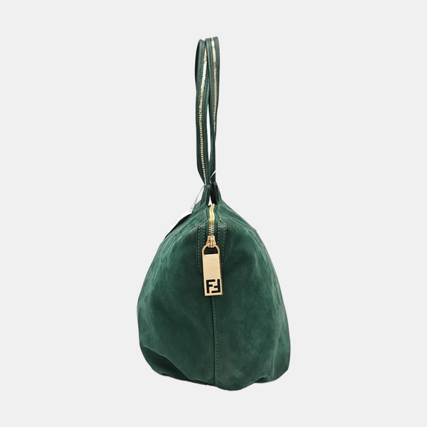 Calfskin Top Handle Bag Green