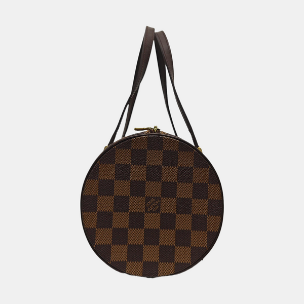 PAPILLON 30 Damier Ebene Coated Canvas Brown