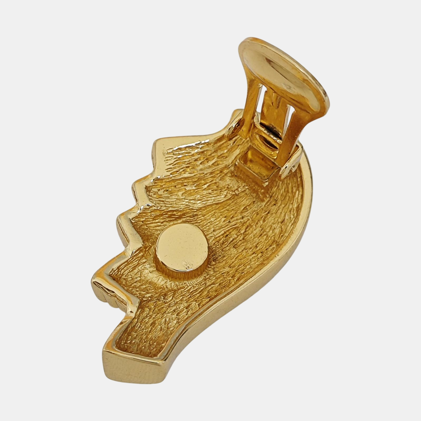 Metal Gold Clip On Earrings