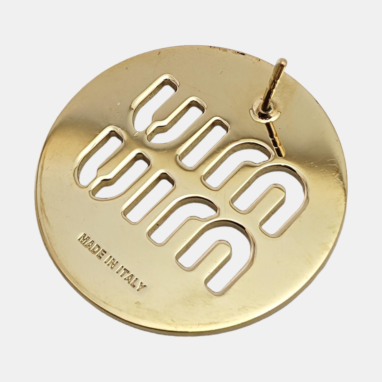 Metal Gold Stud Earrings