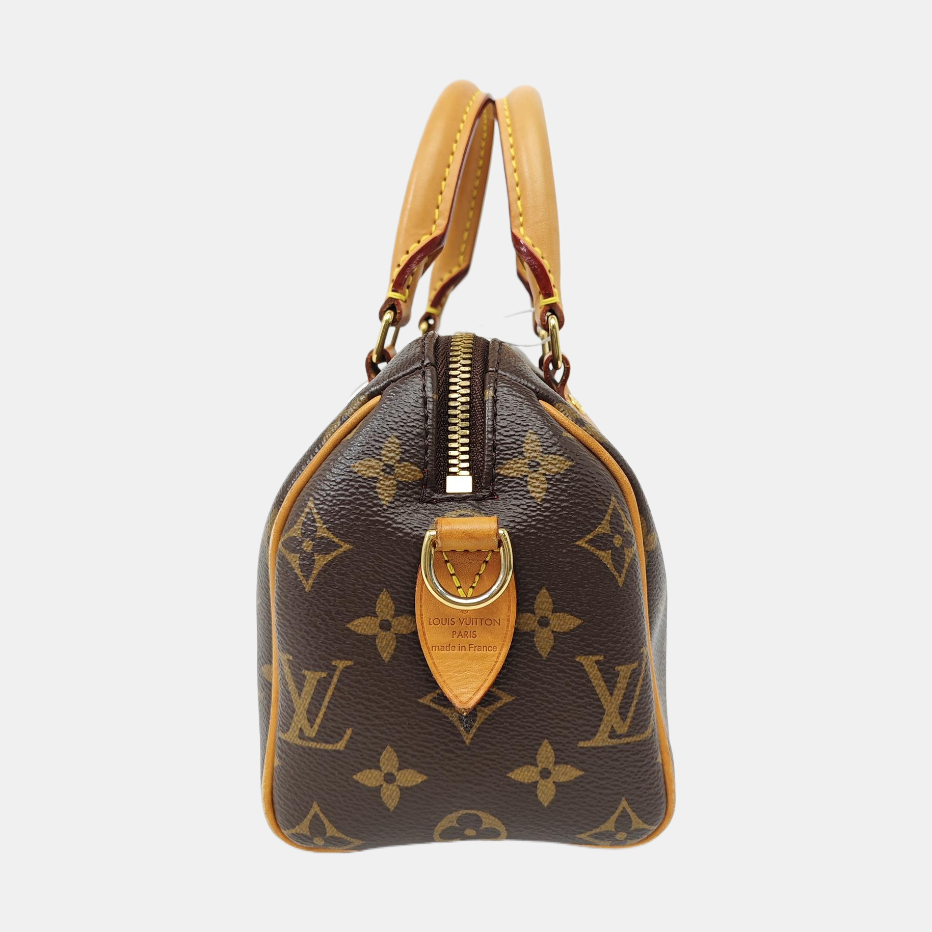 SPEEDY 20 Monogram Coated Canvas Brown