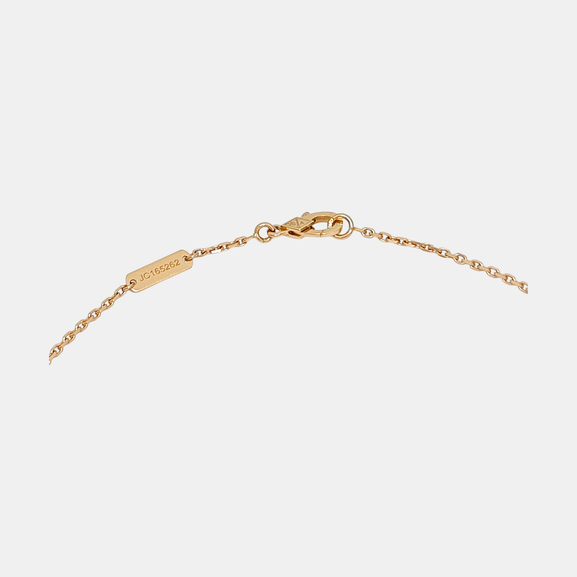 Vintage Alhambra 18k Rose Gold Necklace