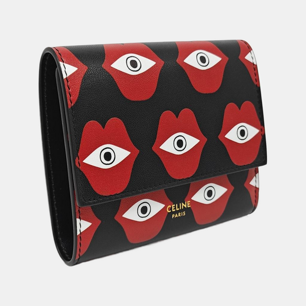 Calfskin Wallet Small Black