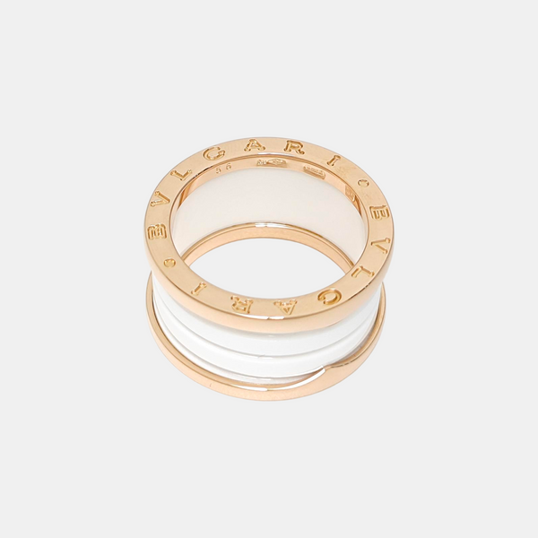 B.ZERO1 18k Rose Gold Ring EU 56