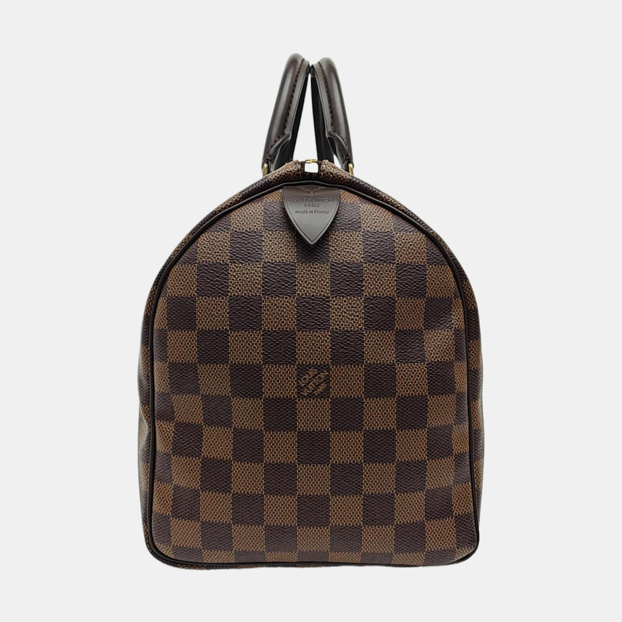 SPEEDY 25 Damier Ebene Coated Canvas Brown
