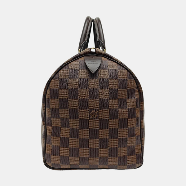 SPEEDY 25 Damier Ebene Coated Canvas Brown