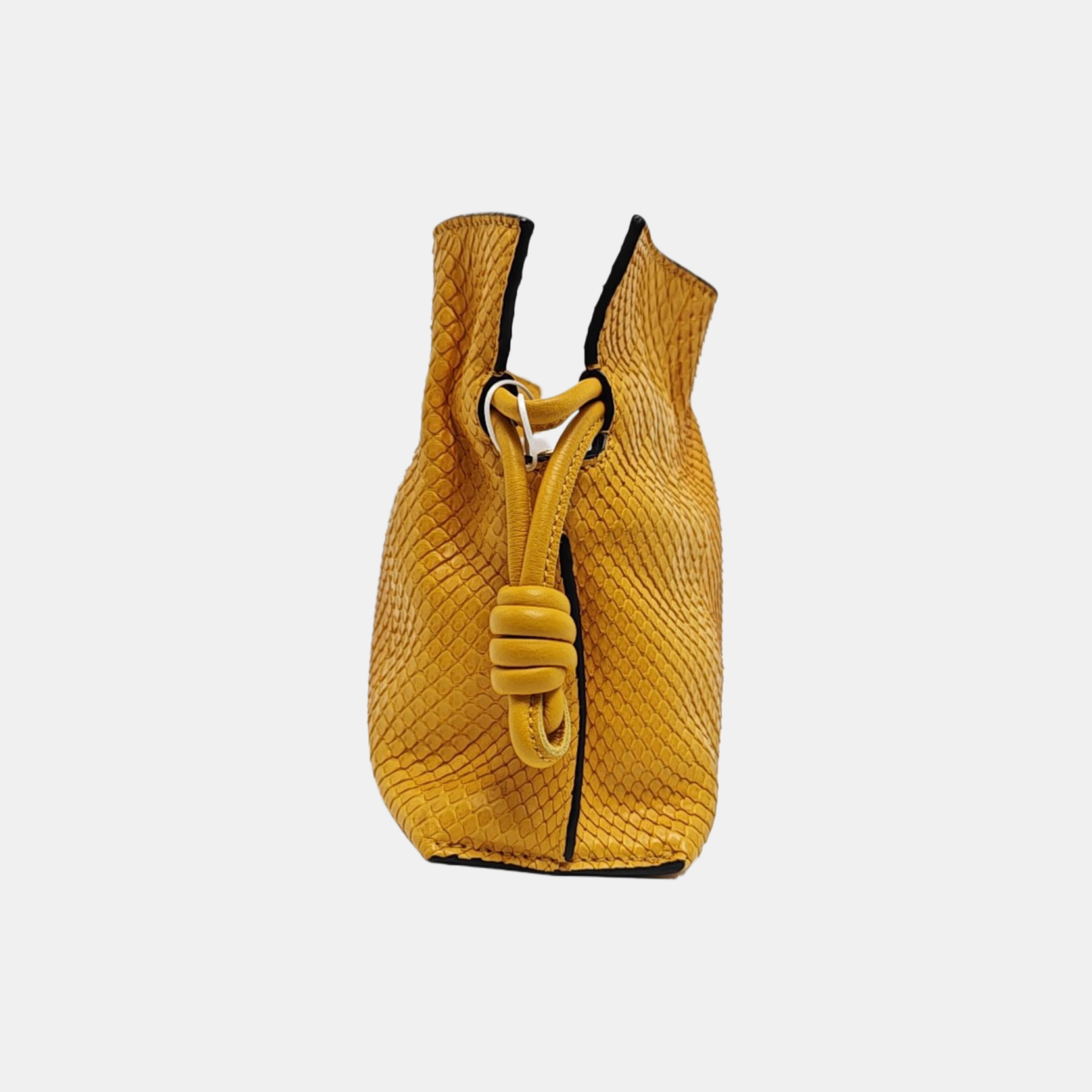 Authenticated pre-owned  Flamenco Python Yellow - Shoulder Bag at Looply