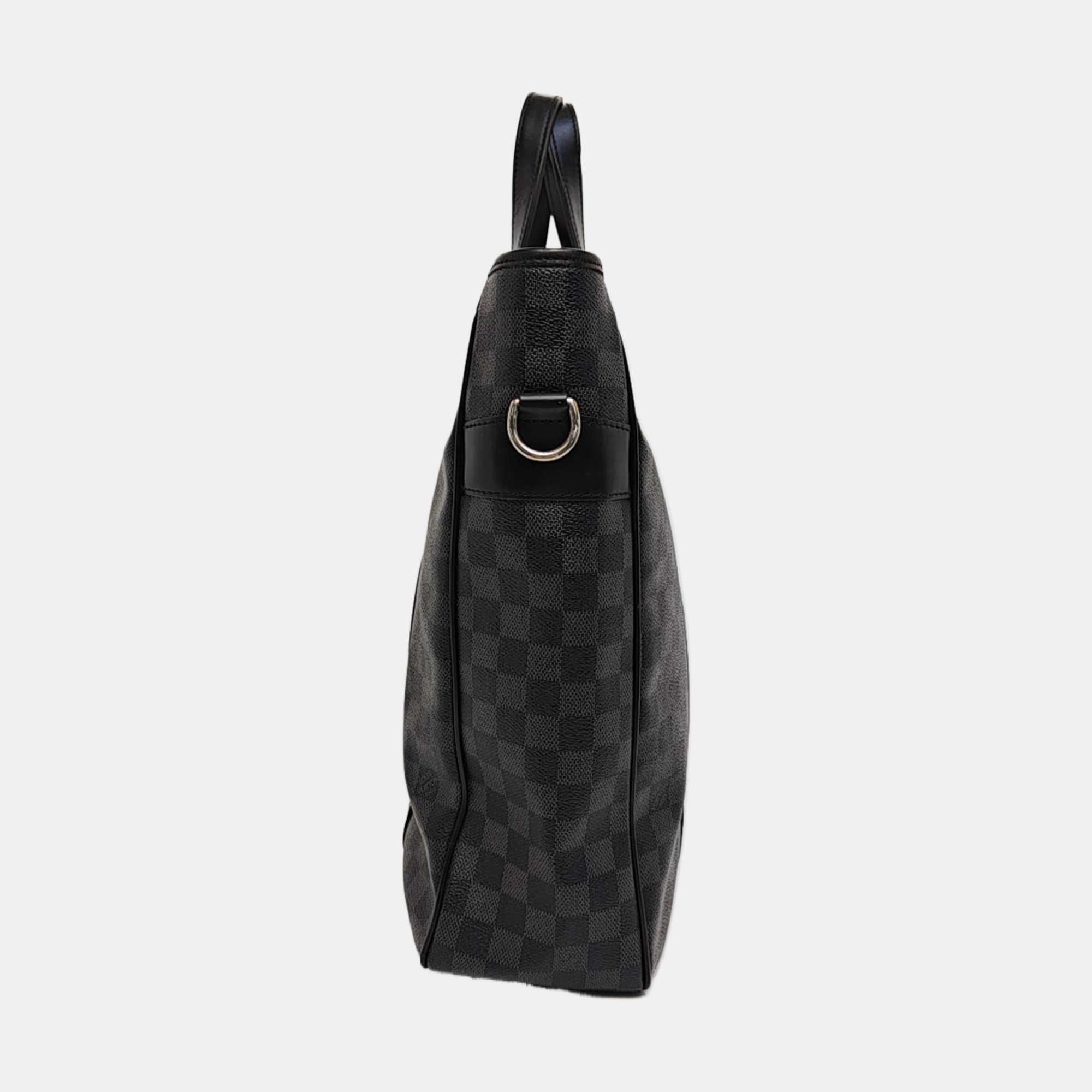 TADAO MM Damier Graphite Coated Canvas Gray