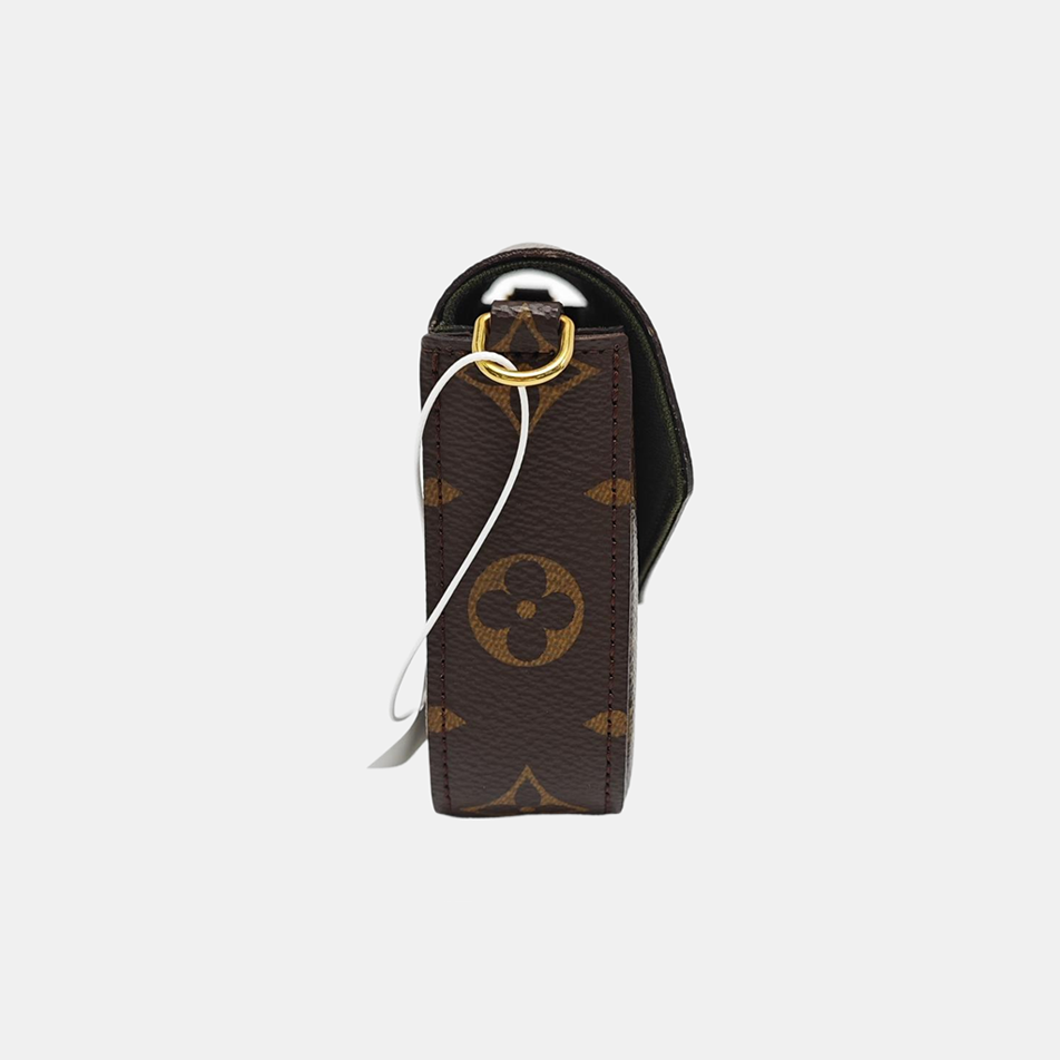 FÉLICIE Monogram Lona Revestida Marrón