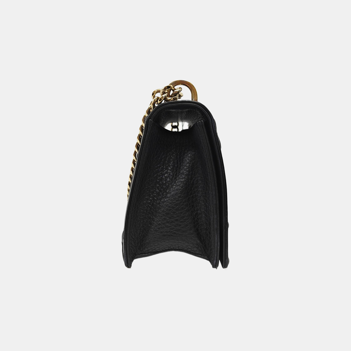 Diorama Medium Cannage Calfskin Black