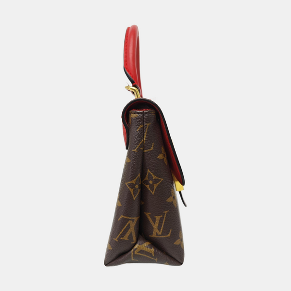 LOCKY BB Monogram Coated Canvas Red