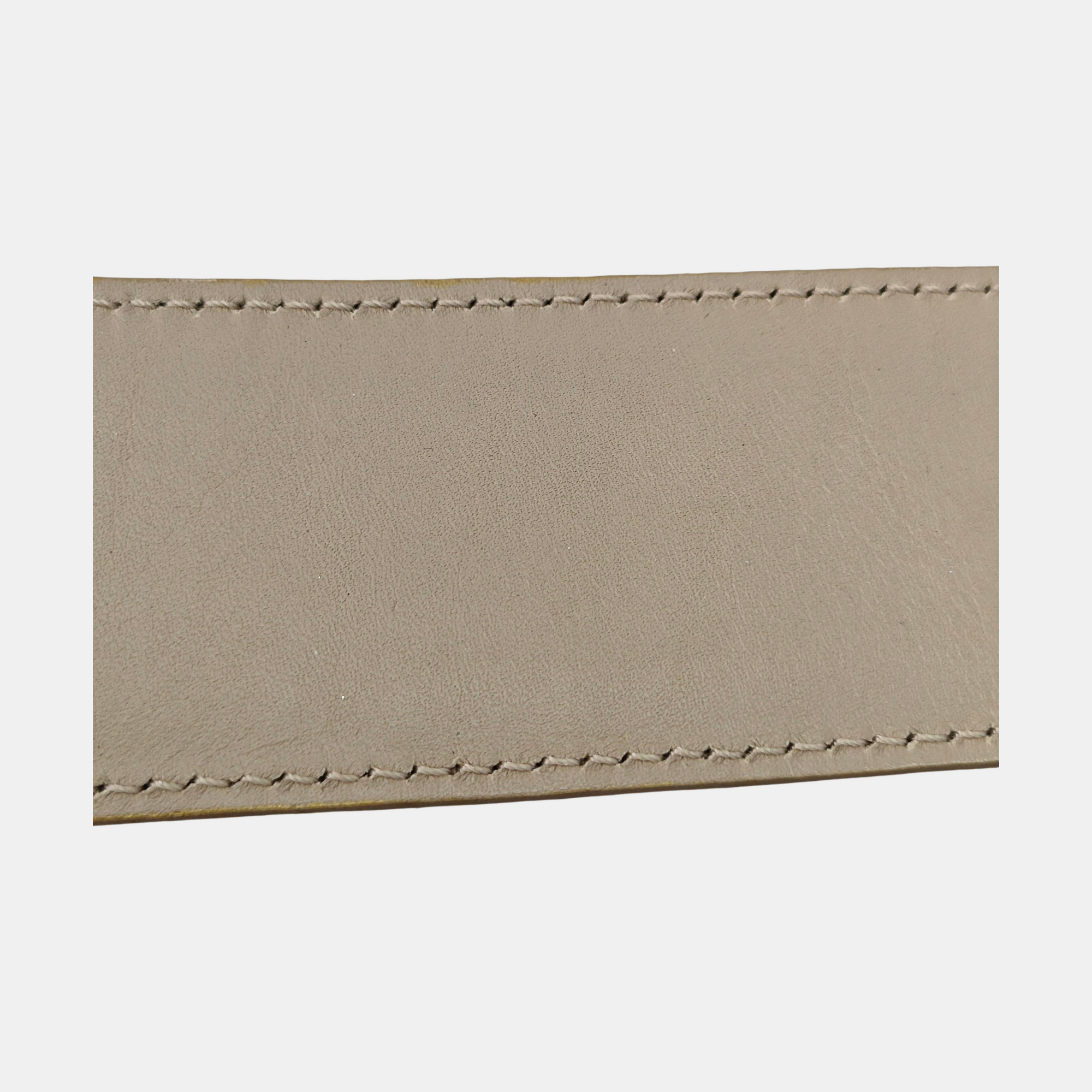 Leather Belt Gold