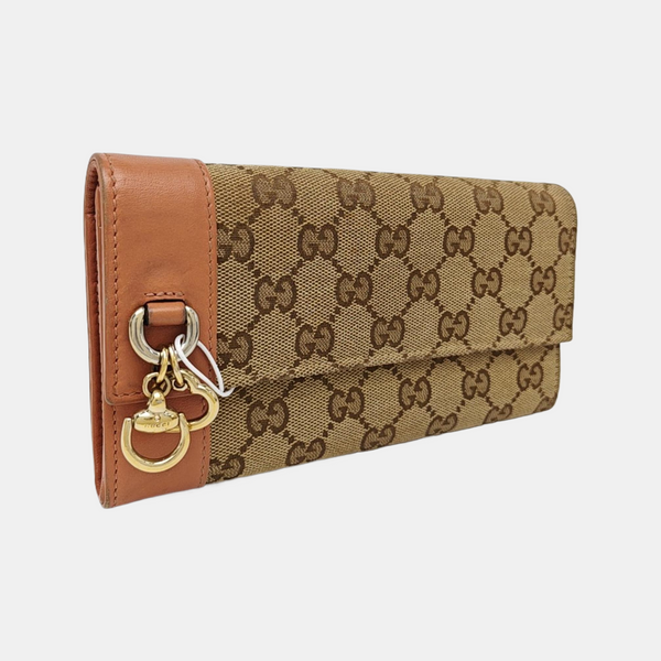 Monogram Canvas Wallet Brown