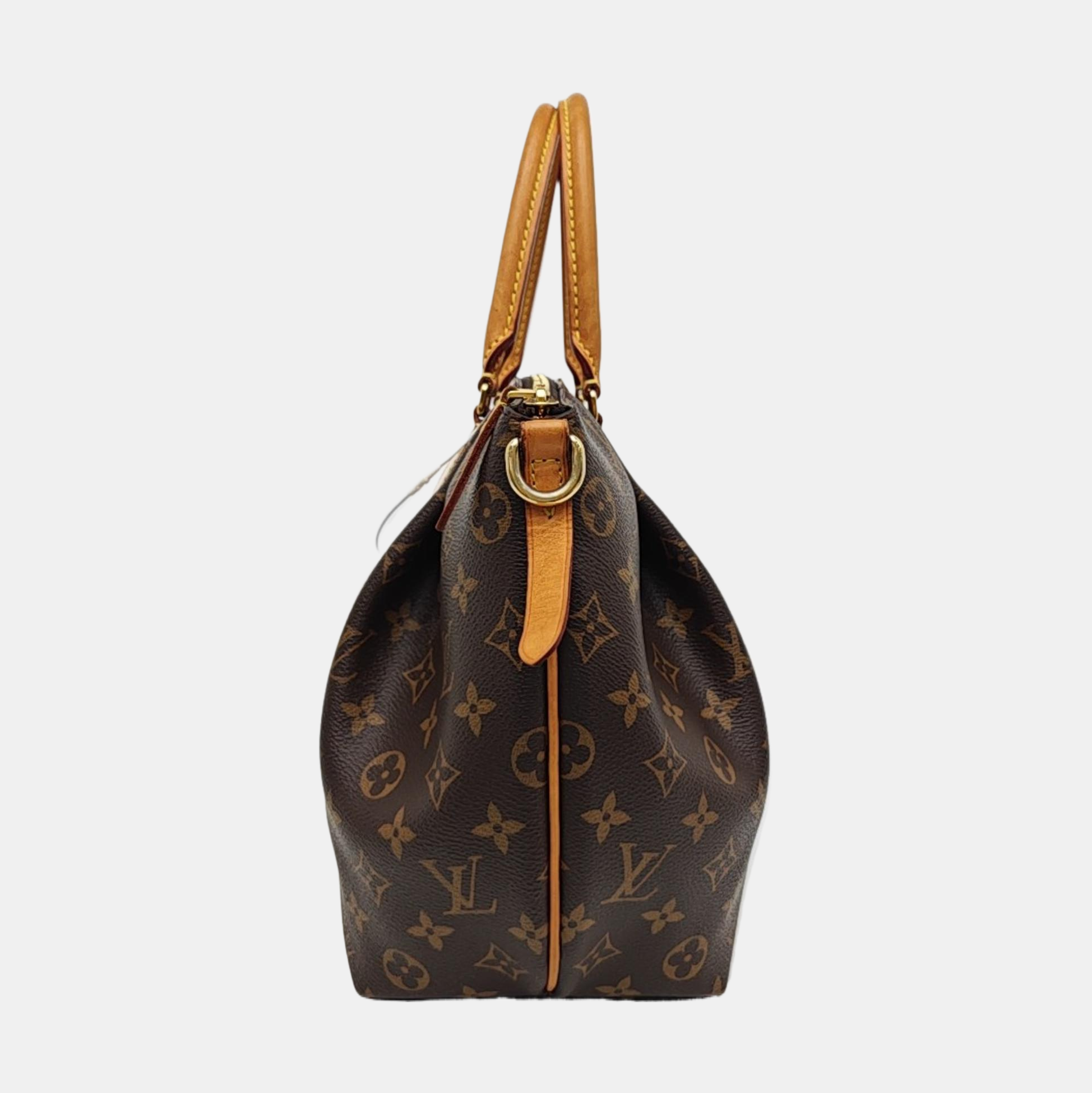 TURENNE PM Monogram Coated Canvas Brown