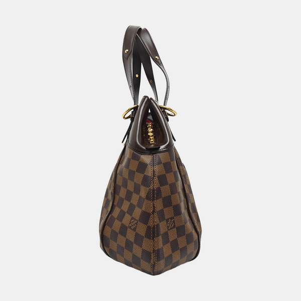 SISTINA GM Damier Ebene Coated Canvas Brown