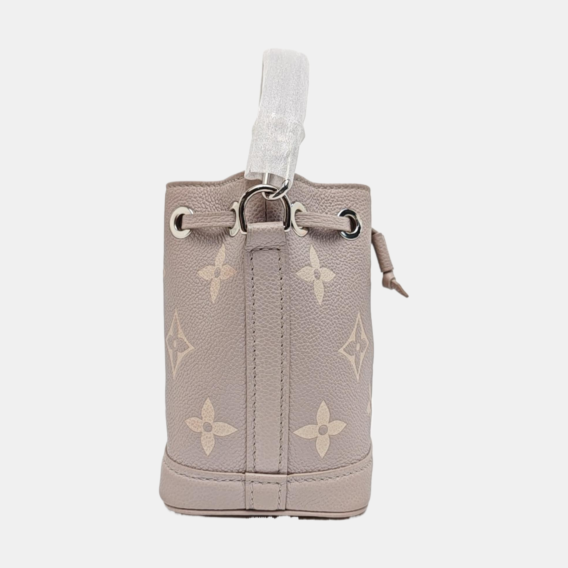 NOÉ Nano Monogram Calfskin Gray