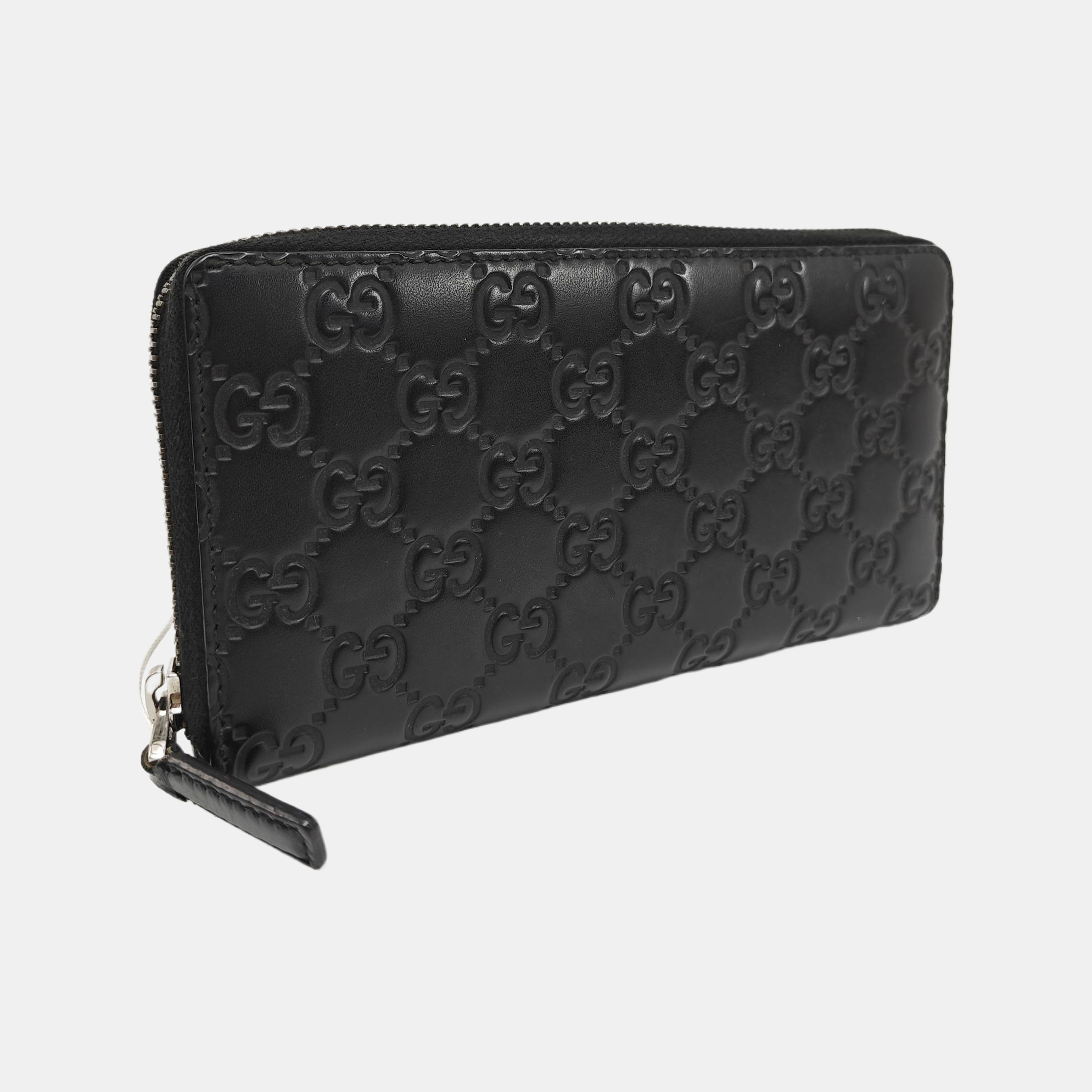Monogram Calfskin Wallet Black