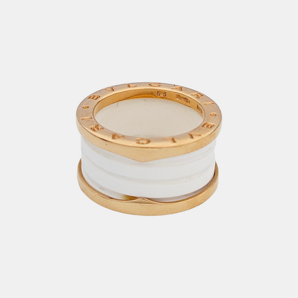 B.ZERO1 18k Rose Gold Ring EU 53
