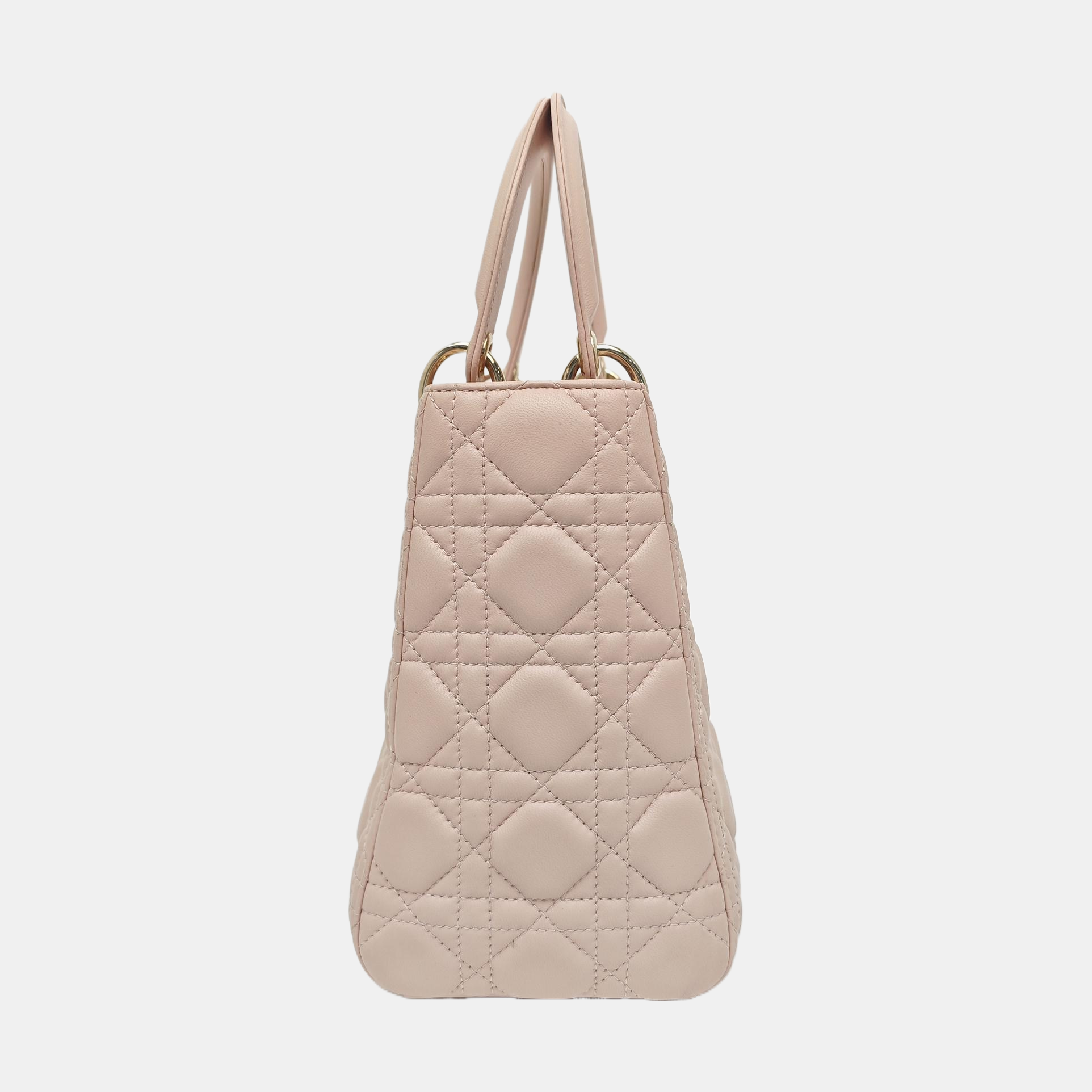 Lady Dior Medium Cannage Lambskin Pink
