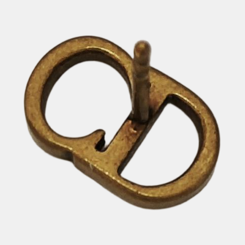 J'adior Metal Gold Stud Earrings