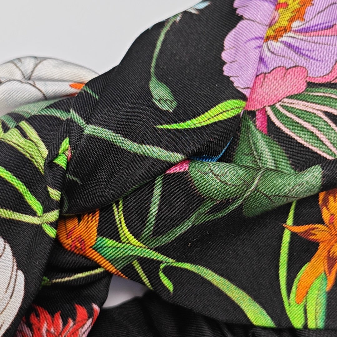 Mulberry Silk Headband Black