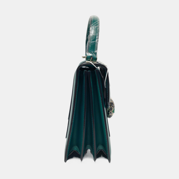 SERPENTI FOREVER Small Calfskin Green