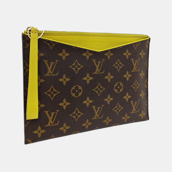 PALLAS BB Monogram Coated Canvas Brown