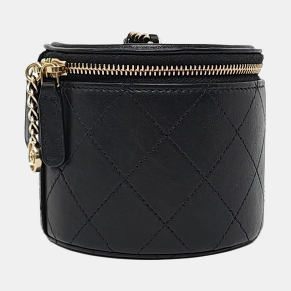 Quilted Lambskin Black