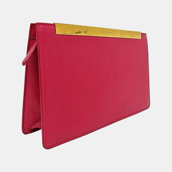 Calfskin Clutch Red
