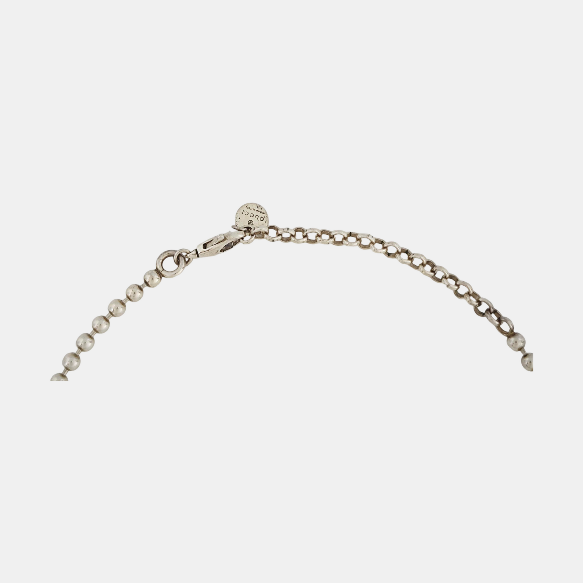 Interlocking G 925 Sterling Silver Necklace