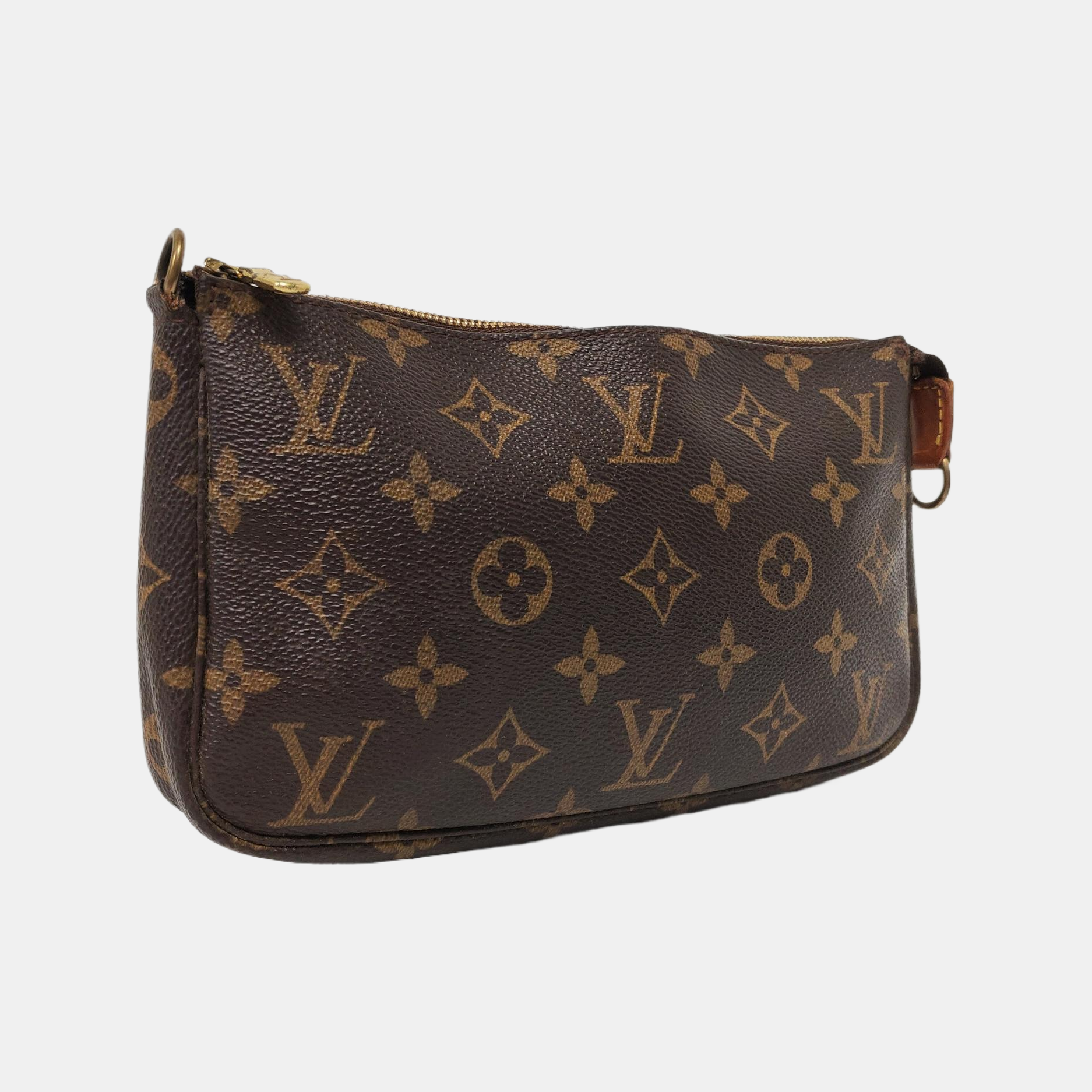 ACCESSOIRES Monogram Coated Canvas Brown