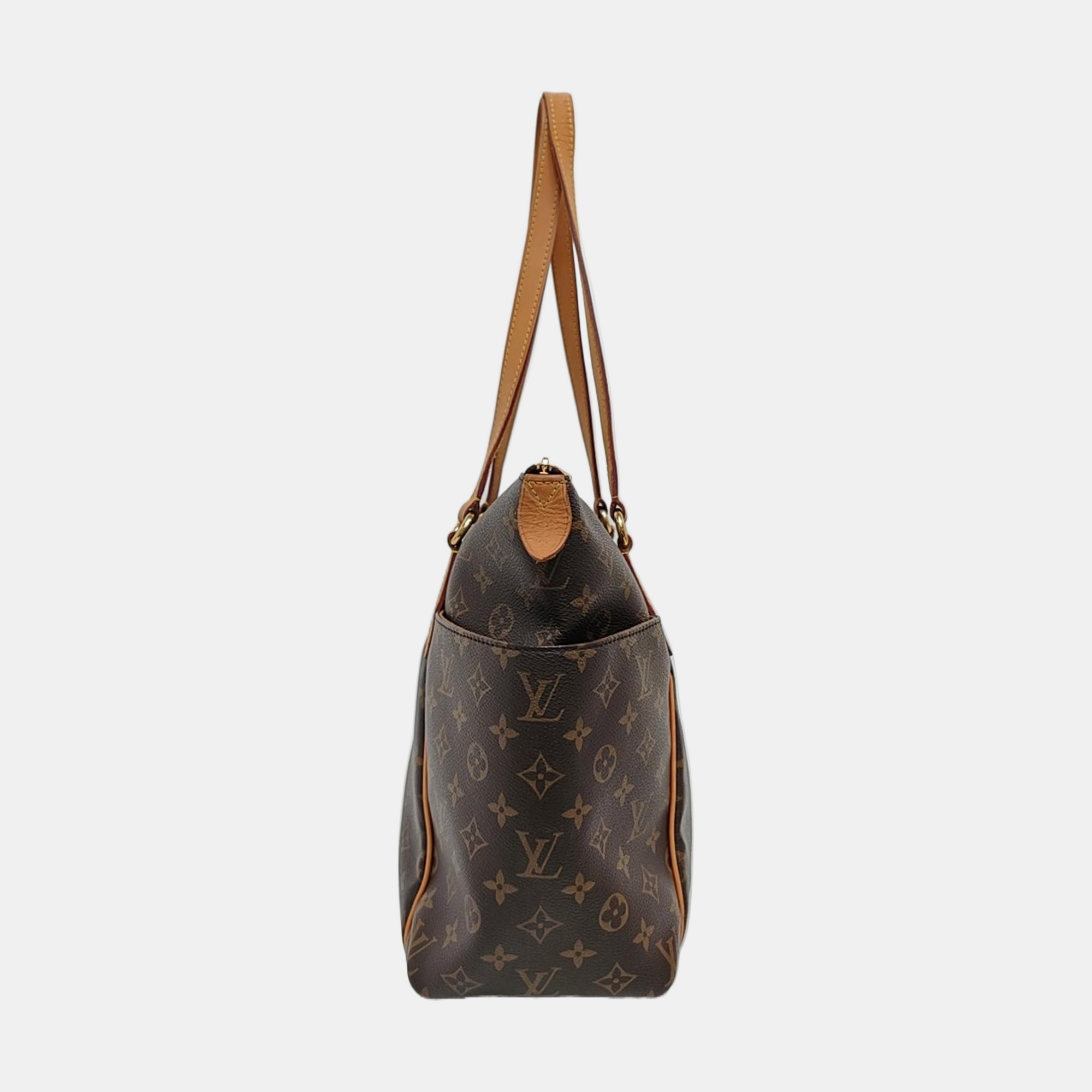 TOTALLY MM Monogram Coated Canvas Brown