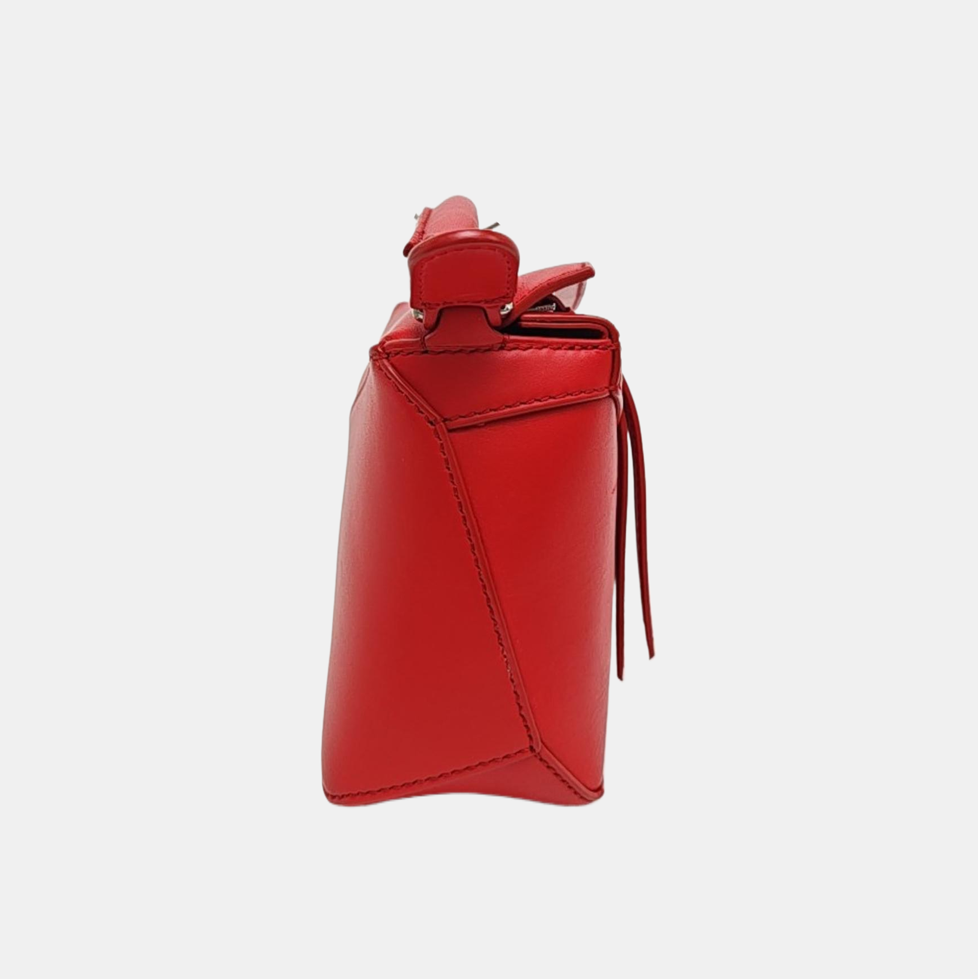 Puzzle Mini Calfskin Red