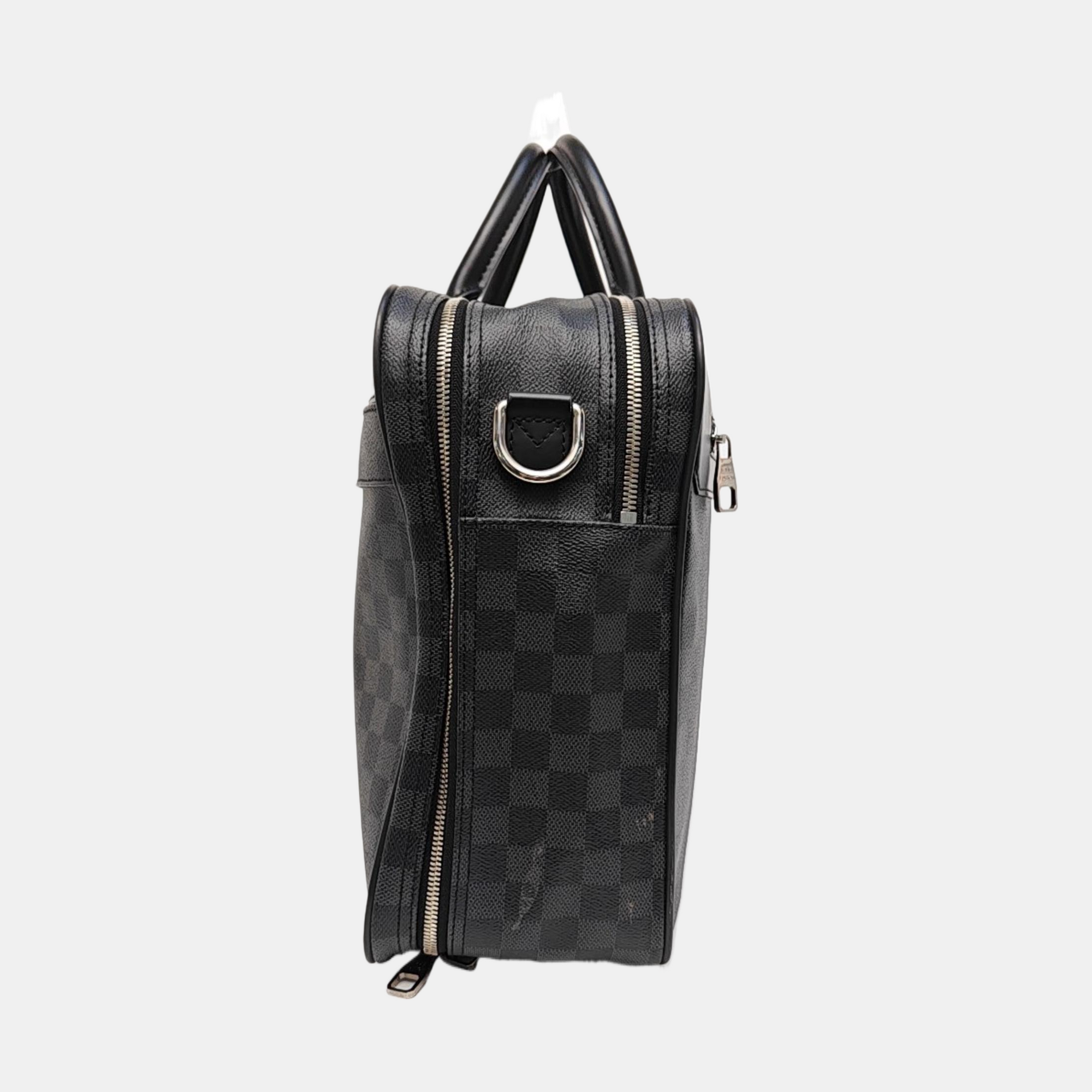 PORTE-DOCUMENTS GM Damier Graphite Coated Canvas Gray