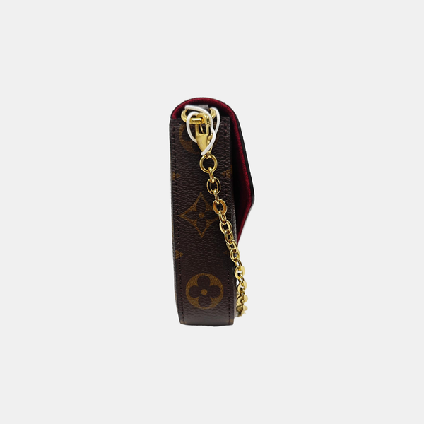 FÉLICIE Monogram Coated Canvas Brown