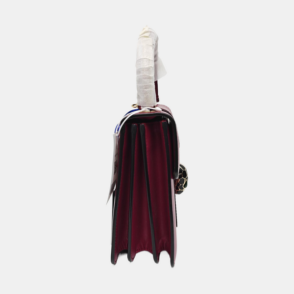 SERPENTI FOREVER Small Calfskin Red
