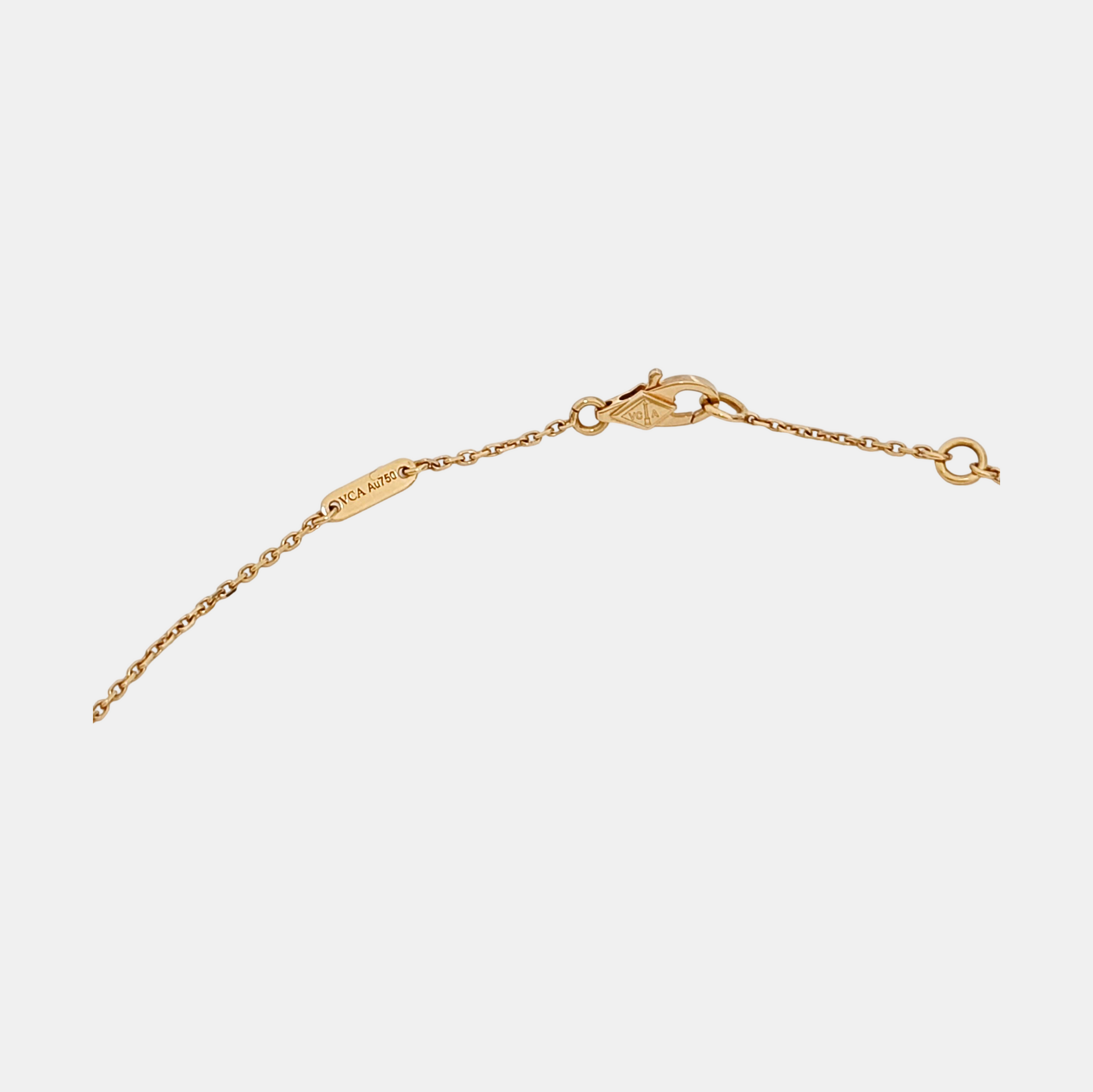 Sweet Alhambra 18k Rose Gold Necklace