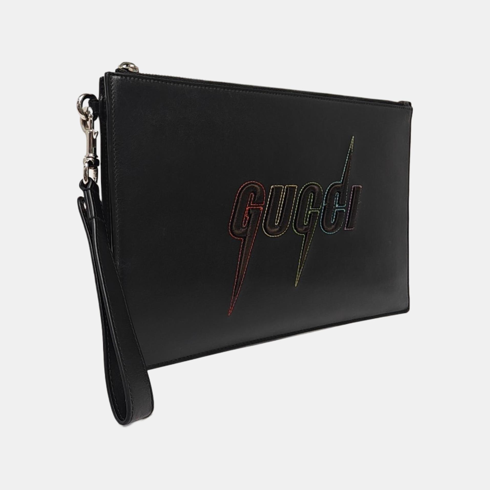 Calfskin Clutch Black